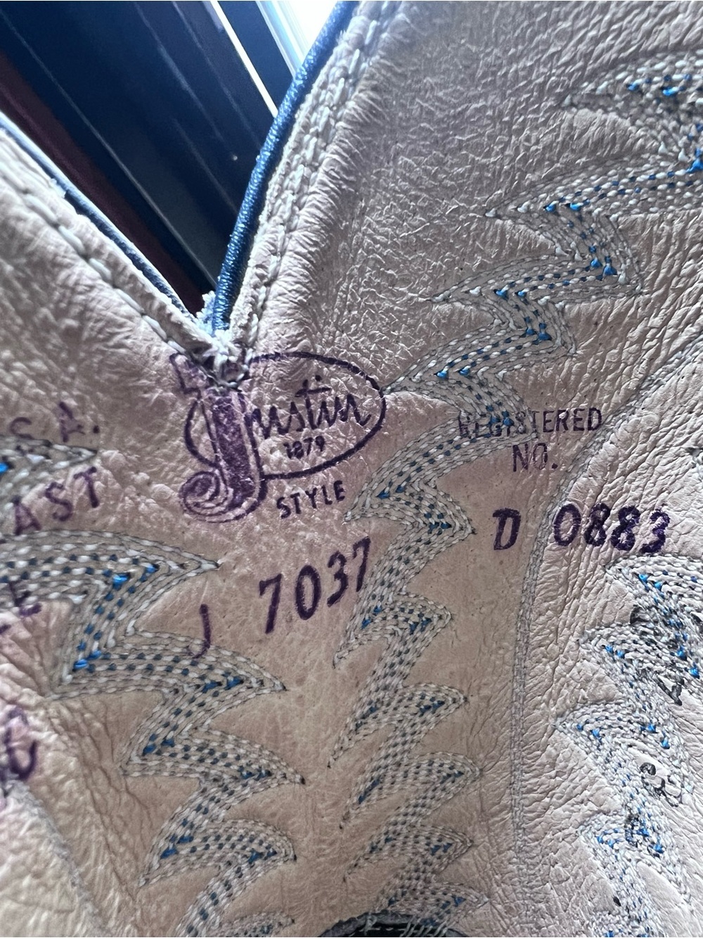 Vintage Justin cowgirl boots 5.5 C - Picture 10 of 10